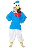 Donald Duck Disney Onesie Kigurumi Einteiler Onesie Kostüm Jumpsuit | SAZAC Kigurumi | für Kinder und Erwachsene | One Size Fits All (155 – 180 cm)