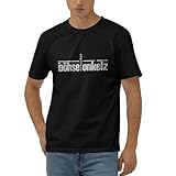 LaoZan böse onkelz T Shirt Herren, Hip Hop Streetwear Vergöttert Männer Bedruckte T-Shirts - Schwarz, L