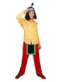Maskworld - Yakari Kinderkostüm 4teilig - Indianer Kostüm für Jungen - Lizenzprodukt Zeichentrickserie (110/116)