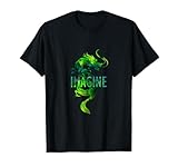 Imagine Fantasy T-Shirt im Drachen-Tattoo-Stil T-Shirt