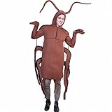 Fopytu Lustige Kakerlake-kostüm-insekt-cosplay-outfits Einteilige Kakerlaken Outfit Lustige Kleiderkostüm (erwachsener)