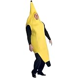 Bananen Kostüm, Lustige Kostüme, Halloween Kostüm Herren Halloween Kostüm Lustig Lustige Halloween Kostüme Banane Kostüm Halloween Karnevalskostüme Dress Up Party Verkleidung Rollenspiel Cosplay