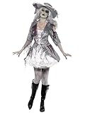 Halloween! Smiffys Kostüm Geisterschiff Piratenschatz, Grau, mit Kleid und Hut