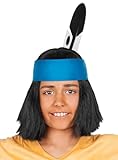 Maskworld - Yakari Haarband mit Feder für Kinder