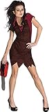 Secret Wishes Rubie's Costume The Texas Chainsaw Massacre 3D Miss Leatherface Kostüm, Mehrfarbig, Large