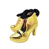 FEITIME Cosplay Role Play Shoes for Ishtar FGO Halloween Anime Props Custom Made Leather Boots Any Size Unisex