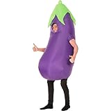 Morph Riesiges Aufblasbares Aubergine Kostüm, Gemüse Kostüm Erwachsene, Kostüm Gemüse Erwachsene, Frucht Kostüm Damen, Frucht Kostüm Herren, Faschingskostüme Erwachsene Lustig