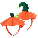 Beavorty 2 Stück Halloween-Kürbiskopf-Schnallen Party-Kürbis-Stirnband Kürbiskopf-Bopper Halloween-Haarreifen Kleider Für Schwangere Frauen Kleid Für Kostüme Für Erwachsene