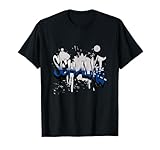 Lieblingsstädte Designs Schalke T-Shirt, Unisex Erwachsene, Vatertagsgeschenke, Kurzarm, T-Shirt, Schwarz, S