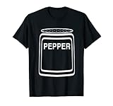 Pfefferstreuer Halloween Kostüm T-Shirt für Paare T-Shirt
