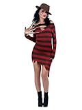 Smiffys A Nightmare On Elm Street, Freddy Krueger, Kostüm, Strickkleid
