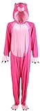 Foxxeo Panther Kostüm für Erwachsene Damen Herren Tier Overall Tierkostüm Größe S-XXXL - Fasching Karneval, Größe:XL