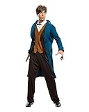 Rubie's 820574 Newt Scamander Kostüm für Erwachsene, Kunststoff, Mehrfarbig Halloween
