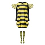 Hummel-Kostüm für Damen, Halloween-Kostüm, Bienenkostüm, lustiges Tier-Kostüm, Cosplay, Halloween, Erwachsenenkostüme, gelb, M