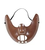 W WIDMANN MILANO Party Fashion 01203 - Menschenfresser Maske, Psychopath, Mottoparty, Karneval, Halloween