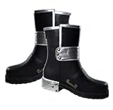 US-Größe Anime SAO Cosplay Schuhe Kirito Schwarz PU Schuhe Party Schuhe, Schwarz , 43 EU