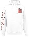 Slipknot Wait & Bleed Barcode Männer Kapuzenpullover weiß XXL