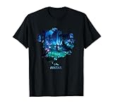 Avatar Na’vi in Pandora Jungle at Night with Logo T-Shirt