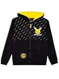 Pokemon Pokémon Pikachu Kapuzenpullover | Pikachu Kapuzenpullover Jungen | Hoodie Für Jungs | Schwarz 134