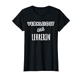 Verkleidet als LEHRERIN Kostüm Halloween Karneval T-Shirt