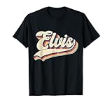 Elvis Name personalisiert – Vintage Retro Geschenk Männer Frauen T-Shirt