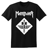 Manowar Rock Casual Sportswear Mens Hip Hop Mens Black T-Shirt 3XL