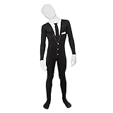Morphsuits - Kinder Slenderman (Suit) Kinder Fancy Dress Kostüm Large 4'6 - 5' (135cm - 152cm)