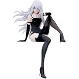 Xinnice Anime A2 Nudelstopper Figur Automata A2 Sitzende Actionfigur PVC Sammlerstücke Modell Anime Game Statue Geschenk, 15cm