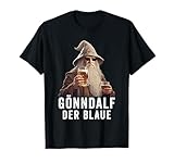 Gönndalf der blaue Bierdrinker saufen beer T-Shirt