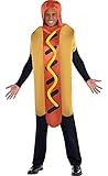 set high (PKT) (844273-55) Adult Hot Diggety Dog Costume (Standard)