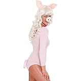 Schweine Kostüm-Zubehör Set aus Haarreif Nase und Schwanz für Erwachsene Tier Fasching Karneval