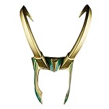 CeFurisy Loki Helm Hörner Halloween Helm Filmkostüm Loki Krone Crown Maske Halloween Merchandise Zubehör