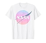 NASA Pastel Rainbow Classic Logo Graphic T-Shirt T-Shirt