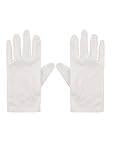 Henbrandt Weiße Handschuhe für Kinder, Zubehör für Zauberer-Kostüm, Maus, Klempner, Clown