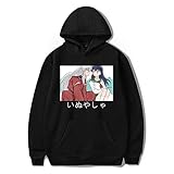 westtrend Unisex Kapuzenpullover Inuyasha Pullover Sweatshirt Lässig Langarm Tops Halloween Kapuzenpullover Anime Higurashi Kagome Cosplay Kostüme