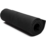 Schwarze EVA-Schaumstoffplatten, Rolle für Cosplay-Schaumstoff, 6 mm, 34,8 x 99,1 cm