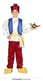 Fiestas GUiRCA Arabischer Prinz Kostüm Kinder - Alter 5-6 Jah.- Mächtiger Sultan Kostüm Jungen Orient Kostüm, Indischer König Kostüm Jungen Karneval, Wunderlampe Araber Kostüm Fasching, Halloween