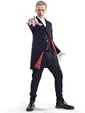 Time Traveller Kostüm für Herren – Trenchcoat Cosplay für Herren – Who 12 Doctor Dr. Capaldi Long Coat Collection, Blau, XL