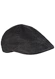 camel active Herren Schiebermütze aus Leinen-Mix Anthrazit Menswear-L