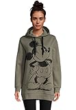 Course Damen Long Hoodie Mickey Mouse Retro