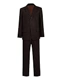 Asnoxuzi Männer Who Brown Wolle Mantel Kostüm Erwachsene 10th Dr. Doctor Cosplay Uniform Anzug (Coffee, Small)