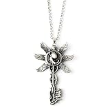WJJKG Spiel Resident Evil 8 Abzeichen Tribal des umweltschonenden Dorfes Eaves Flying Eagle Logo Halskette Prop Collection, Baumwolle