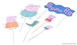 Dr. Oetker Papier Kuchen-Topper Peppa Wutz – Praktisches Set: 12 Stück – Dekoration für Kindergeburtstage und besondere Anlässe – Perfekt zum Backen mit Kindern und Fans von Peppa Pig