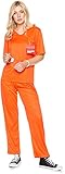 REDSUN - KARNIVAL COSTUMES Kostüm Gefangener Erwachsene – Orange – M