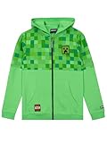 Minecraft Hoodie | Creeper Hoodie Jungen | Kapuzenpullover Jungen | Hoodies Für Jungs | Grün 134