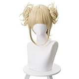 PUYYDS Anime My Hero Academia Boku No Hero Academia Cosplay Perücke Kostüm Himiko Toga JK Uniform Pullover Mantel Halloween Kleidung