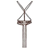 keland Wikinger Troll Cross Belt Mittelalter Hexen Seil Gürtel für Damen (Braun)