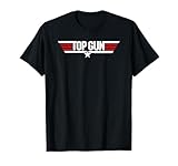 Top Gun Klassisches Weißes Logo T-Shirt