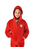 FC Bayern München I Zip-Hoodie Essential I Kinder I Rot I 140