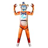 Sundrop Moondrop FNAF Cosplay-Kostüm, FNAF, Sicherheitsbruch, Spiel, Monster-Boss, Clown, Overall, Halloween, Karneval, Party-Outfit (G, 160)